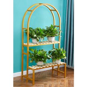 Modern GOLD Storage Display Rack Shelf Cabinet