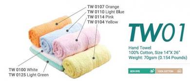 Hand Towel Cotton 100% 14InchX26Inch 70gsm TW01XX