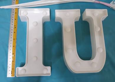 Decorative Letters @ Retro Lights