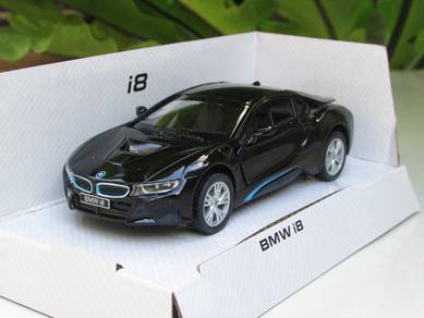 Kinsmart 1-36 Diecast Car Bmw i8 Black Car