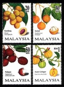 Mint stamp Fruit Malaysia 1998 (light toning)