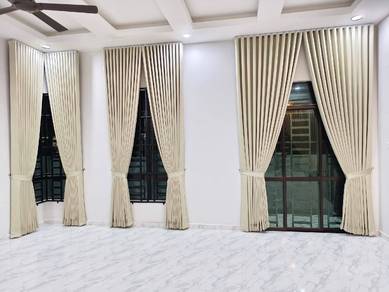 langsir S fold premium free ukuran 