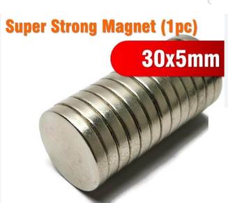 Magnet neodymium 30mm x 5mm / besi berani