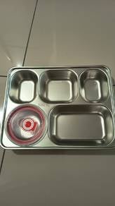 316 stainless steel compartmentalized lunch box 