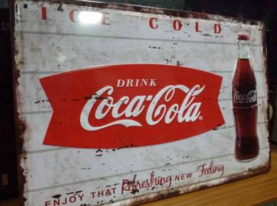 Coca cola sign decor