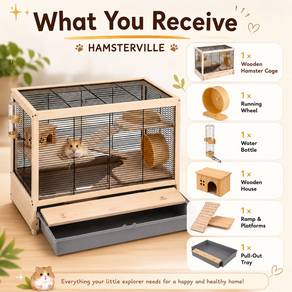 Cage Hamster | Sangkar Hamster Fullset