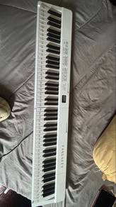 Foldable Electronic Keyboard 88 keys White