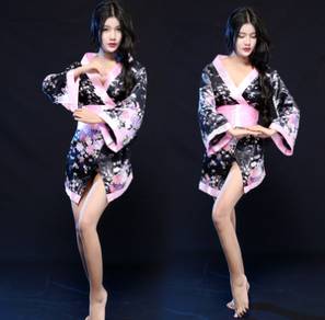 japan kimono cosplay women lingerie costume dress