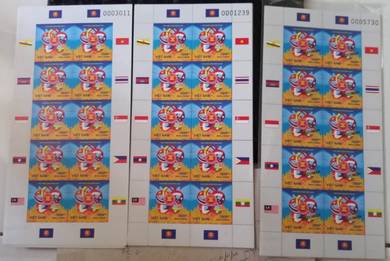 Mint Stamp ASEAN Vietnam 2015 (sets of 3)