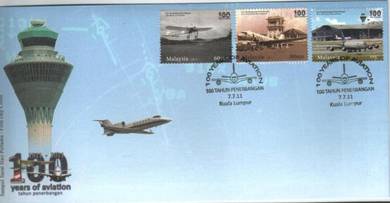 First Day Cover Aviation Malaysia 2011