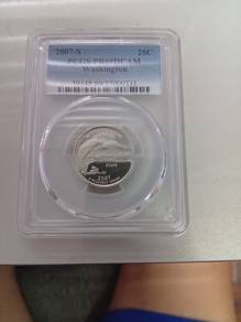 USA Quarter Dollar Coin 2007