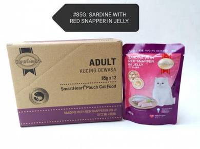SmartHeart Pouch Adult Wet Cat Food 85g Sardine RJ