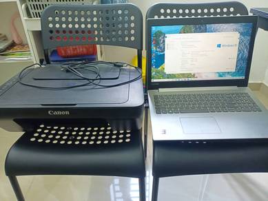laptop lenovo + printer canon for sale