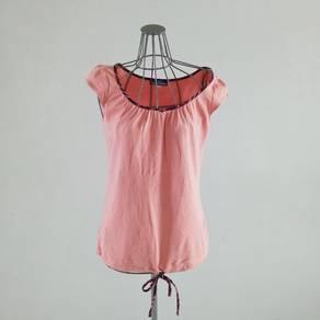 Burberry Women's Pink and Brown Blouse