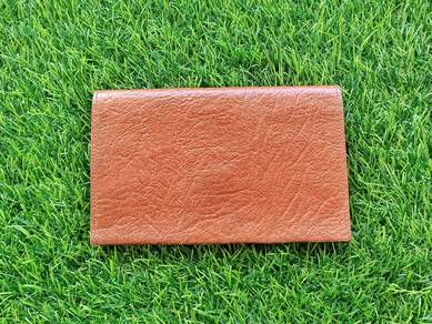 Vintage England Oak Calf leather passport holder