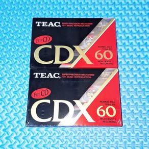 TEAC CDX 60 Type-I Blank Audio Cassette Tape Lot