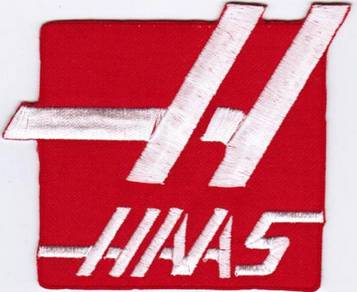 Haas #2 F1 Team Formula 1 Team Auto Car Patch