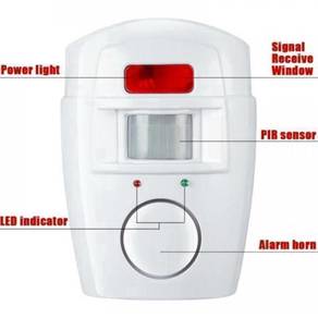 Infrared Motion Sensor Security Alarm With Remote