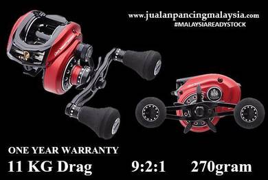 Abu garcia revo beast rocket 11kg reel, left