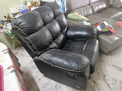 Moroso Italy Leather Recliner Sofa