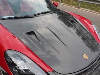 Porsche 718 Cayman RS Bonnet Carbon Hood Bodykit
