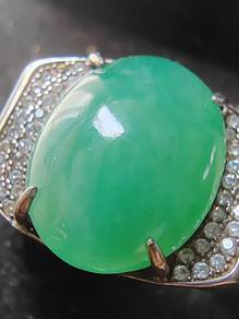 Translucent Ice Green Burma Type A Jadeite Jade