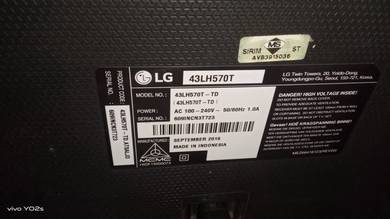 LG Smart TV 43inch good condition ada warranty