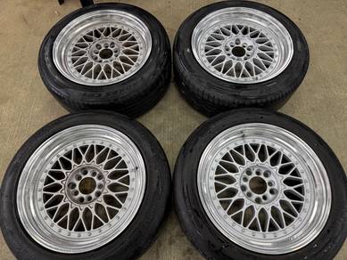Sport rim second 17 BBS RS siap tayar exora estima