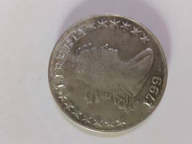 USA Draped Bust Dime-Heraldic Eagle