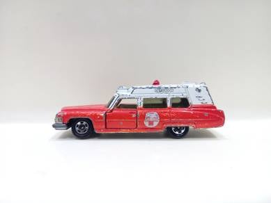 Vintage Tomica Cadillac Ambulance Station Wagon