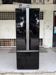 3 Glass Door Hitachi Peti ais Fridge 382Ltr