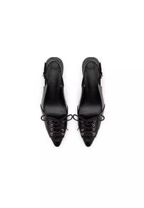 nose SLINGBACK HEEL PUMP WITH SHOE LACE 2026