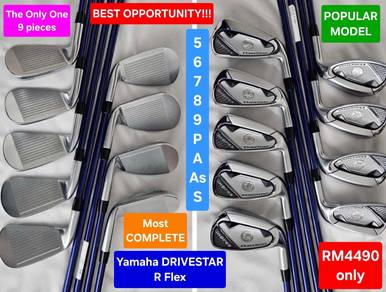COMPLETE 9 pcs Yamaha DRIVESTAR (5-S) R flex