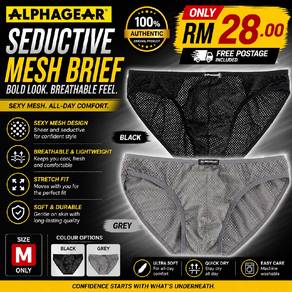 Alphagear Seductive Mesh Brief Underwear 