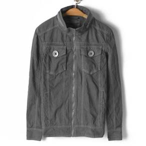 X0399 VINTAGE GREY DENiM JEANS COAT SWEATER JACKET