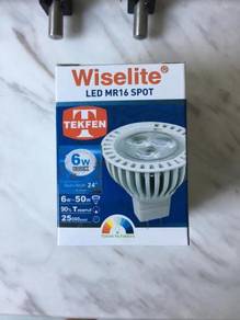 Genuine Wiselite MR16 LED downlights white, 12 pcs