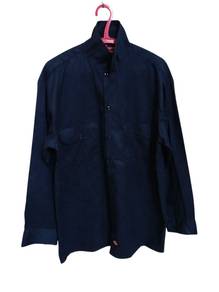 109.Dickies Navy Long Sleeve Work Shirt