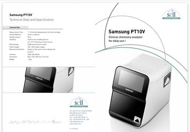 Samsung SCIL PT10V biochemistry blood machine