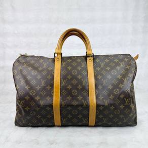 LV Keepall 50 Duffle Brown Monogram Bag