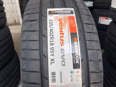 Tayar baru 235 40 18 hankook ventus evo 2025 tyre