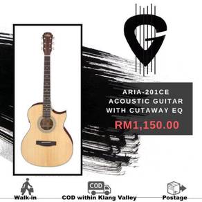 ARIA | Acoustic Guitar w Cutaway EQ | Aria-201CE