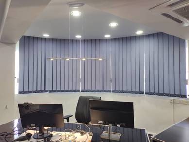 INSTALL VERTICAL BLIND l langsir jenis menegak l