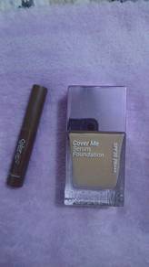 foundation dazzle me and eyebrow makeup