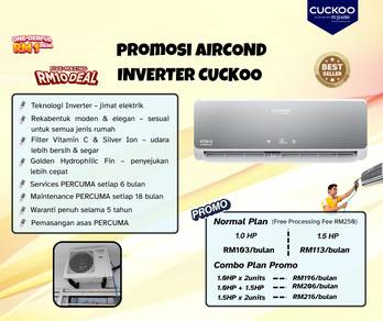Aircond Ansuran Bulanan Cuckoo QL169
