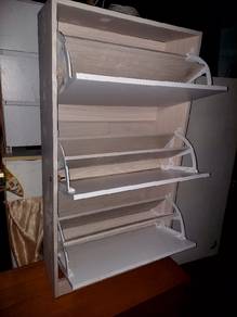 rak kasut Ikea meja Ikea 