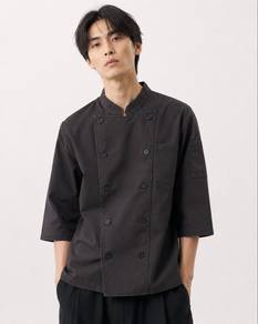 Vintage Montblanc Faded Black Chef Work Jacket