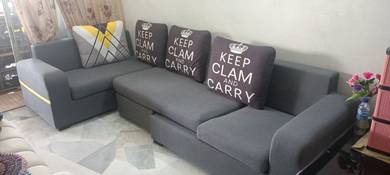 L shape 6 seater sofa