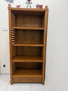 Jati Solid Wood Display Rack