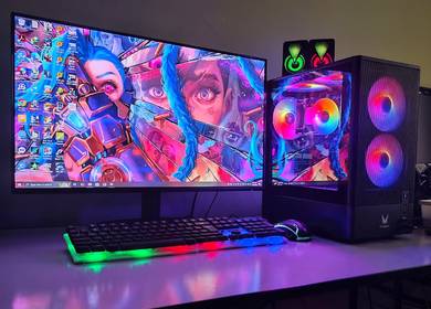 PC 40 Games Ryzen 5 16gb RX5700XT(RTX3060) Fullset