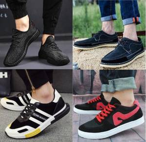 M03 : [4-In-1] MAN SNEAKER SPORT KASUT SHOES 🔥